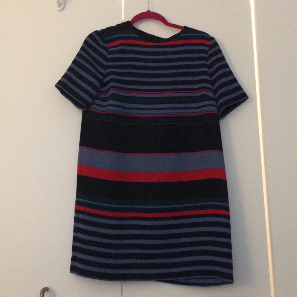 Striped shift dress
